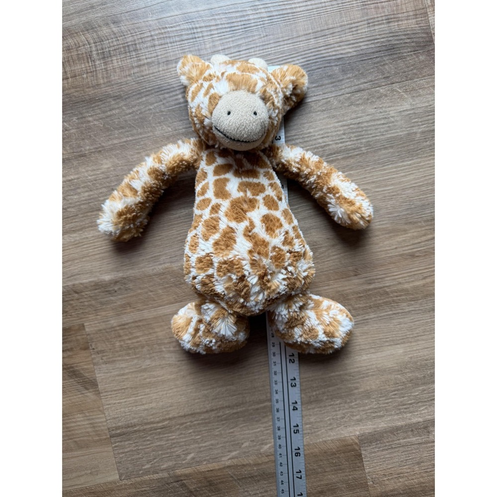 Jellycat London Giraffe Plush Stuffed Animal Tan White Soft Cuddly Toy - Picture 5 of 7